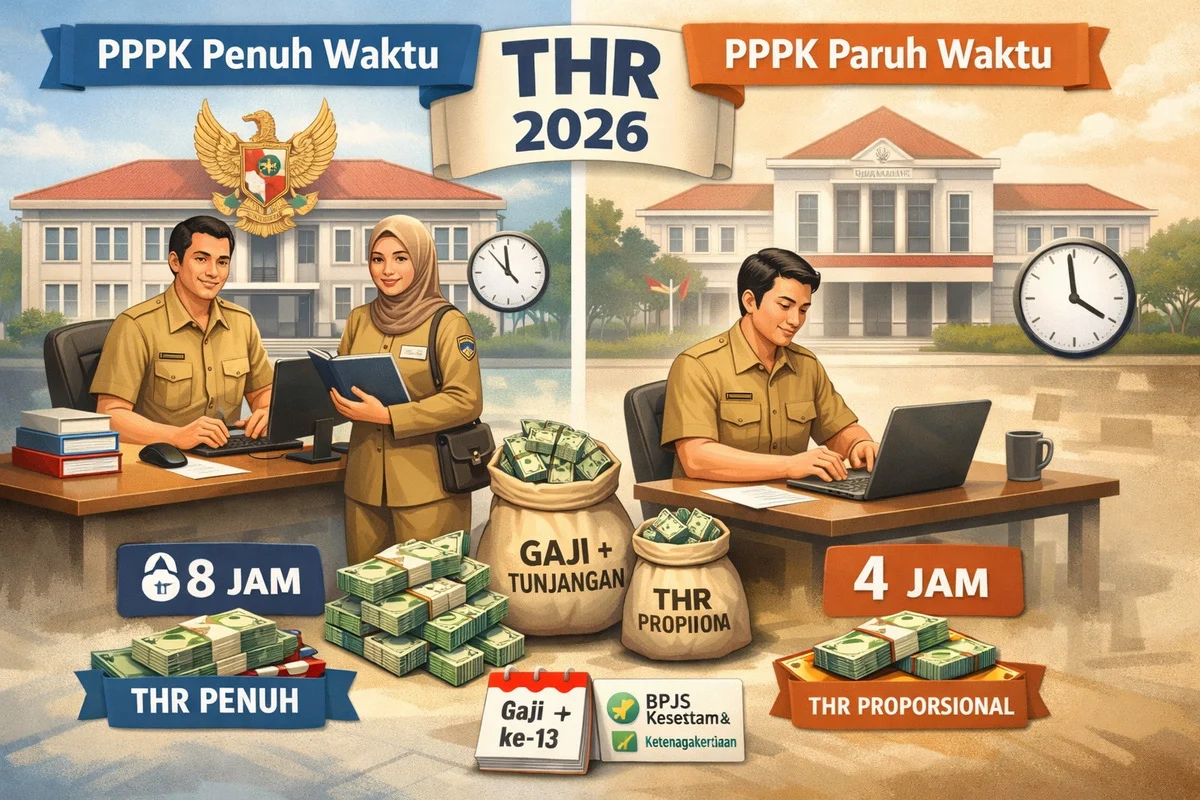 Pemerintah Angkat 242 Ribu Guru PPPK Paruh Waktu Jadi Penuh Waktu Mulai Januari 2027