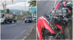 Pemotor Mabuk Masuk Tol Cijago dan Lawan Arah Tewas Usai Tabrak Taksi