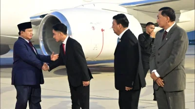Prabowo Antar Langsung Kepulangan Presiden El-Sisi di Lanud Halim, Jet Tempur TNI AU Kawal hingga Perbatasan