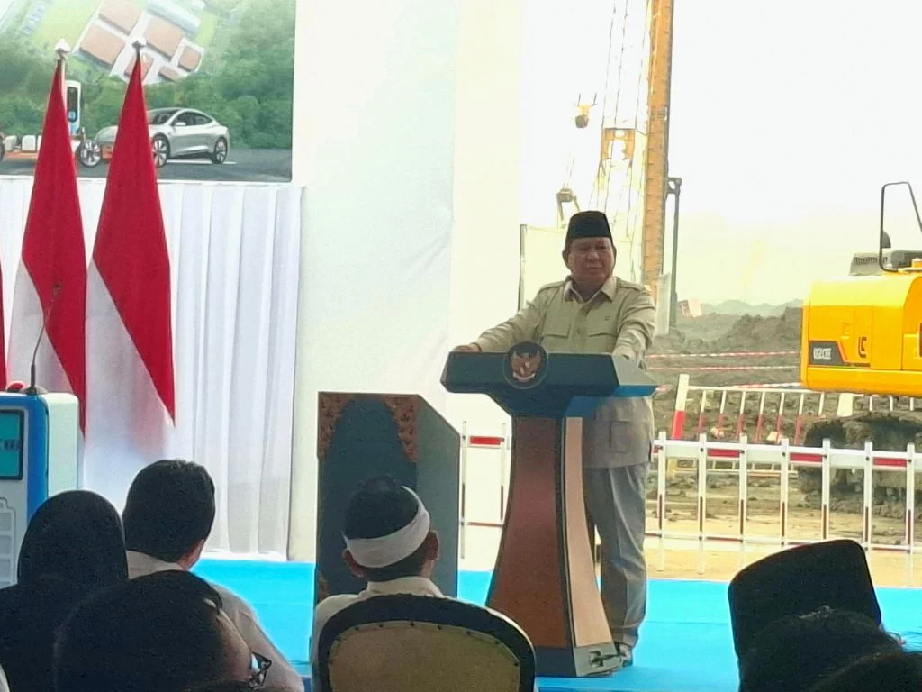 Prabowo Luncurkan Ekspor Perdana Baterai Listrik di IWIP, 11 Proyek Rp180 Triliun Dimulai