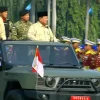 Prabowo Pimpin Upacara HUT Ke-81 TNI di Cilangkap, Resmikan Enam Kodam Baru