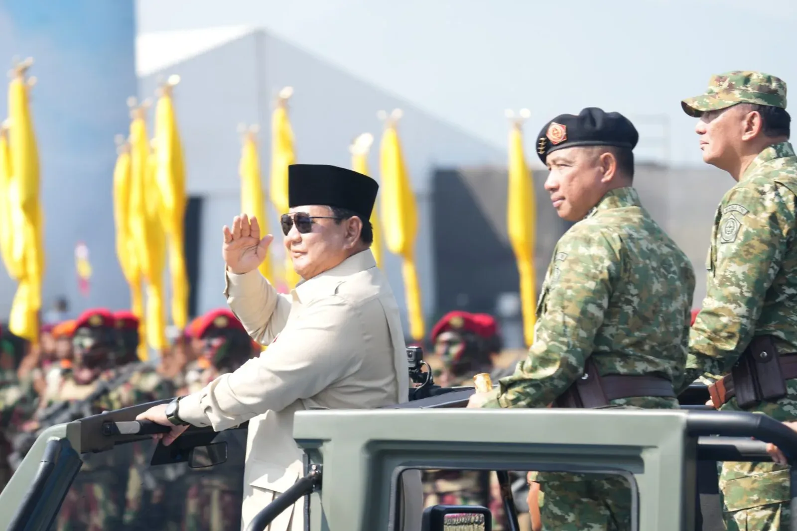 Prabowo Resmikan 204 Satuan Baru TNI di HUT ke-81, Termasuk 6 Kodam