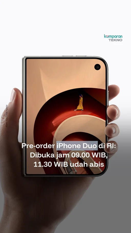 Pre-order iPhone Duo Resmi Dibuka di Indonesia, Stok Ludes dalam Hitungan Jam