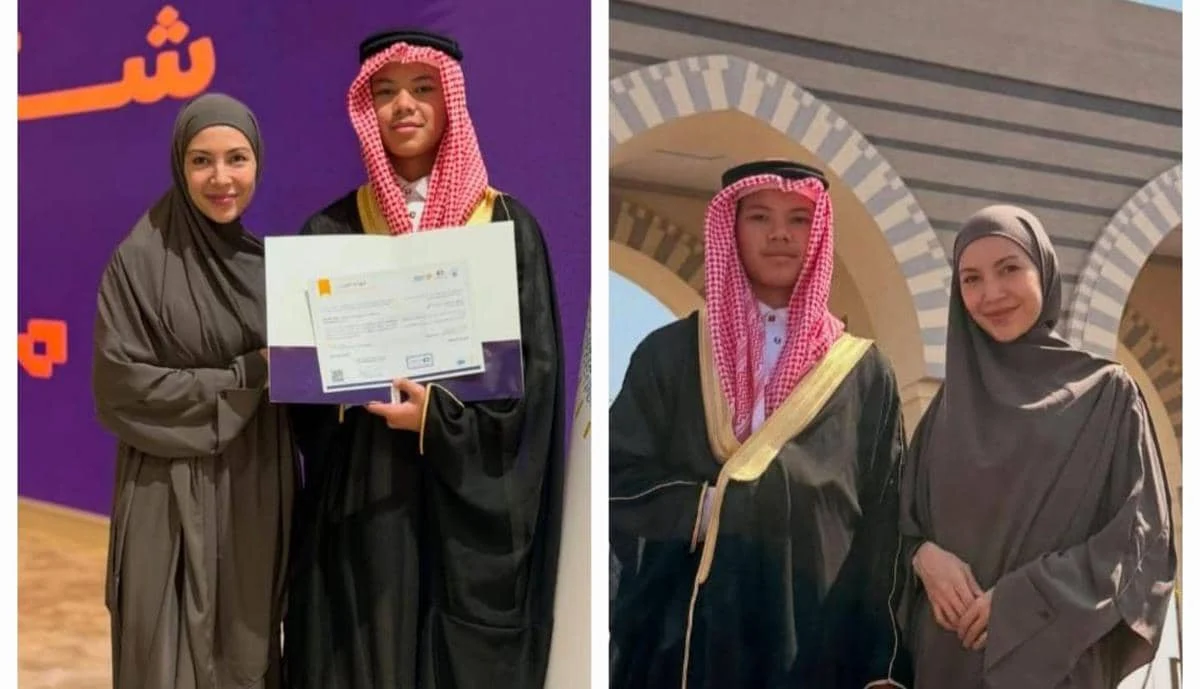 Ratna Galih Hadiri Wisuda Program Overseas Anak di Madinah, Bangga dan Syukur