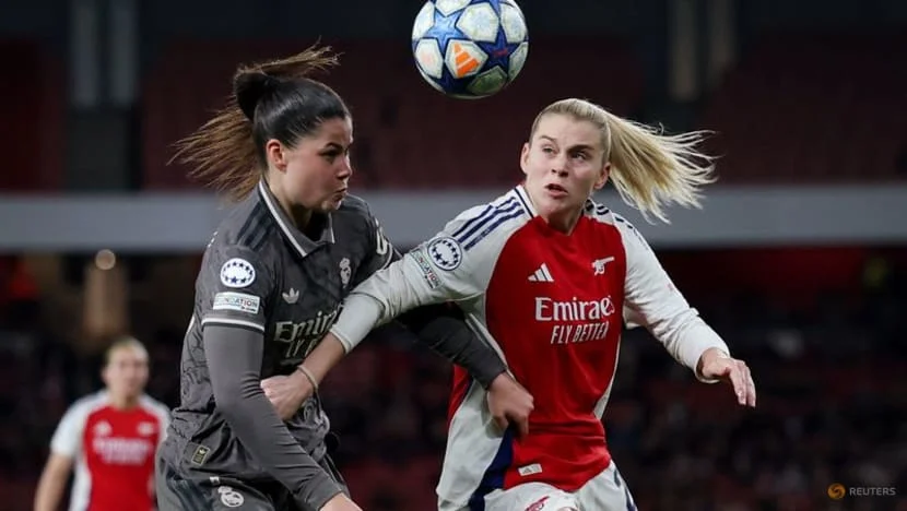 Russo Cetak Hat-trick, Arsenal Hancurkan Benfica 3-0 di Liga Champions Wanita