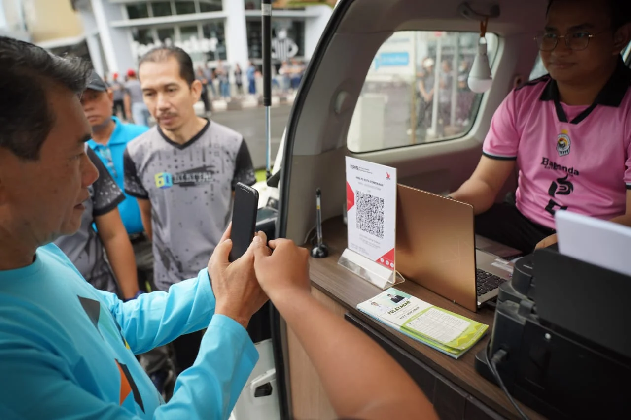 Samsat Keliling Jemput Bola di CFD, Bayar Pajak Kendaraan Makin Praktis
