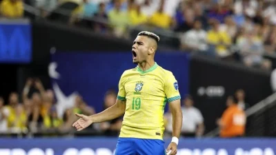 Samuel Lino Borong Dua Gol, Brasil Pesta 4-0 atas India di Kolkata