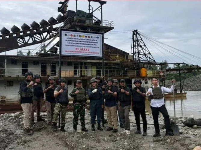 Satgas PKH Cabut Izin Tambang Emas PT Kristalin di Nabire, ANTAM Siap Ambil Alih