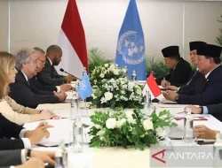 Sekjen PBB Apresiasi Kepemimpinan Prabowo dan Peran Indonesia Bantu Palestina