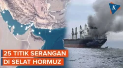 Selat Hormuz Kembali Mencekam usai Tiga Tanker Diserang, Ledakan Susulan Terjadi