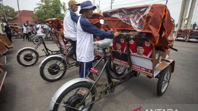 Spesifikasi Becak Listrik Buatan PT Pindad Bantuan Presiden Prabowo Subianto, Harga Rp22 Juta per Unit