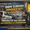 Stok Pertalite Turun ke 16-18 Hari, Bahlil Tegaskan Pembatasan BBM Subsidi Masih Dikaji