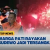 Sudewo Divonis 8,5 Tahun Penjara, Massa AMPB Pati Gelar Tumpengan dan Pesta Kembang Api