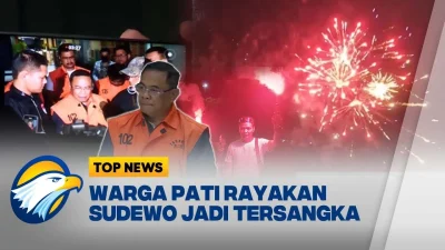 Sudewo Divonis 8,5 Tahun Penjara, Massa AMPB Pati Gelar Tumpengan dan Pesta Kembang Api