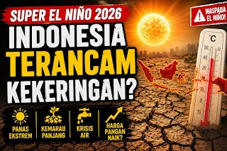 Super El Niño Menguat, Puncaknya Diprediksi Desember 2026 dan Berdampak hingga 2027