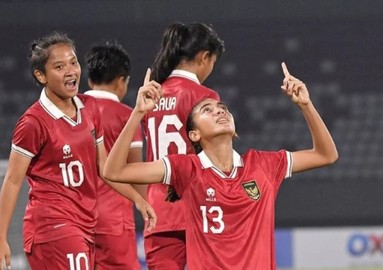 Timnas Wanita Indonesia U-17 Kalahkan Bahrain, Puncaki Klasemen Sementara Grup B