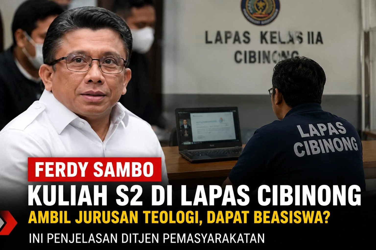 Tonny Tesar Lihat Langsung Ruangan yang Disebut Fasilitas Mewah Lapas Cibinong, Ferdy Sambo: Ini Kantor Pastor