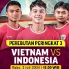 Vietnam Vs Pakistan: Comeback 4-2 Antar Vietnam ke Perebutan Tempat Ketiga